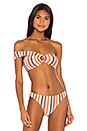 view 1 of 4 Asymmetric Bandeau Top in Rainbow