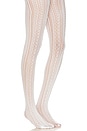view 1 of 3 Knit Tights in White