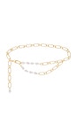 view 1 of 3 Mila Chain Belt in Gold