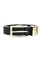 view 3 of 3 Modern Belt in Black & Gold