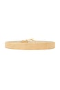 view 2 of 3 Modern Rodeo Belt in Sand Suede & Gold