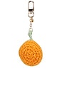 view 2 of 4 Knit Fruit Keychain Set in Lemon