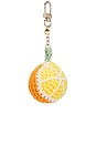 view 3 of 4 Knit Fruit Keychain Set in Lemon