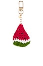 view 1 of 4 Knit Fruit Keychain in Watermelon