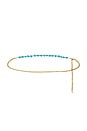 view 2 of 3 Turquoise Chain Belt in Turquoise