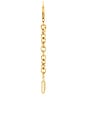 view 3 of 4 Bubble Initial Keychain in Gold