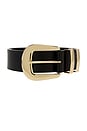 view 3 of 3 Cher Belt in Black & Gold