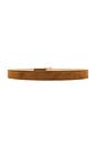 view 2 of 3 Polished Belt in Saddle Suede & Gold