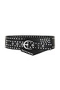 view 1 of 3 CEINTURE WRANGLER in Black & Silver