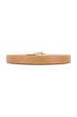 view 2 of 3 CEINTURE MODERN in Camel & Gold