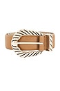 view 3 of 3 CEINTURE MODERN in Camel & Gold
