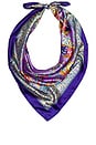view 1 of 3 ÉCHARPE BIBI in Rust, Yellow & Purple