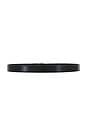 view 2 of 3 CEINTURE TRIO in Black Croc & Silver
