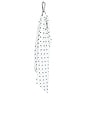 view 1 of 6 PORTE-CLÉS POLKA SCARF in White