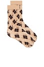 view 1 of 4 Constance Socks in Brown