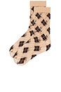 view 2 of 4 Constance Socks in Brown