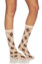view 4 of 4 Constance Socks in Brown