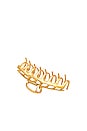 view 2 of 2 Large Claw Clip in Gold