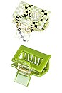 view 2 of 2 Claw Clip Set in Key Lime & Matcha