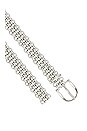 view 3 of 3 Band Belt in Silver