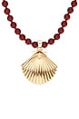 view 2 of 3 SAUTOIR PENDENTIF CREEK in Gold & Red