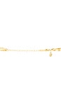 view 3 of 3 COLLAR LARIAT STONE in Gold