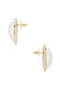 view 2 of 2 Celina Earrings in Gold & Pearl