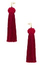 view 2 of 2 Rylie Earrings in Gold & Red