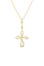 view 2 of 3 Amulet Necklace in Gold