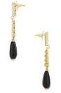 view 2 of 2 Sonora Earrings in Gold & Black