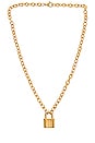 view 1 of 2 Lock It Up Necklace in Gold