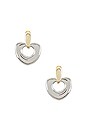 view 1 of 2 Sweetheart Earrings in Mixed