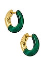 view 1 of 3 Acacia Earrings in Green