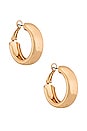 view 1 of 3 Kady Hoops in Gold