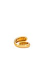 view 3 of 3 BAGUE CROSSOVER in Gold
