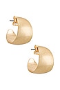 view 1 of 3 Melrose Hoop Earring in Gold