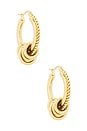 view 1 of 3 Mendoza Earrings in Gold