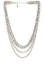 view 1 of 2 Stacked Chain Necklace in Silver