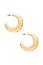 view 2 of 3 Lani Hoops in Gold