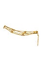 view 2 of 2 Hugh Anklet in Gold