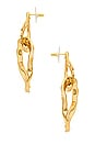 view 2 of 2 Santiago Earrings in Gold