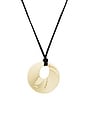 view 2 of 2 Disc Corded Necklace in Gold