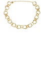 view 1 of 2 COLLAR DE CADENA CIRCULAR in Gold