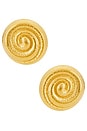 view 1 of 2 Milan Stud Earrings in Gold