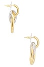 view 3 of 3 PENDIENTES DE CADENA CON GANCHO in Mixed