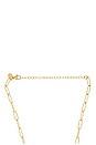 view 3 of 3 Carabiner Initial Charm Necklace in Gold