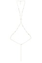 view 1 of 3 Pearl Body Chain in Gold
