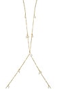 view 2 of 3 Pearl Body Chain in Gold