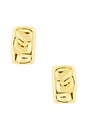 view 1 of 2 Bar Earrings in Gold