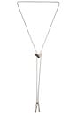 view 1 of 3 Tri Bolo Necklace in Silver